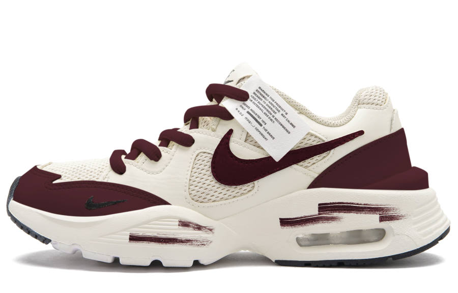 Nike Nike Air Max Fusion Low top Running Shoes Unisex Dark Red