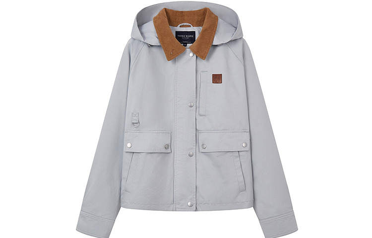 Teenie Weenie Jackets Women's Mint Hooded Moderate Workwear