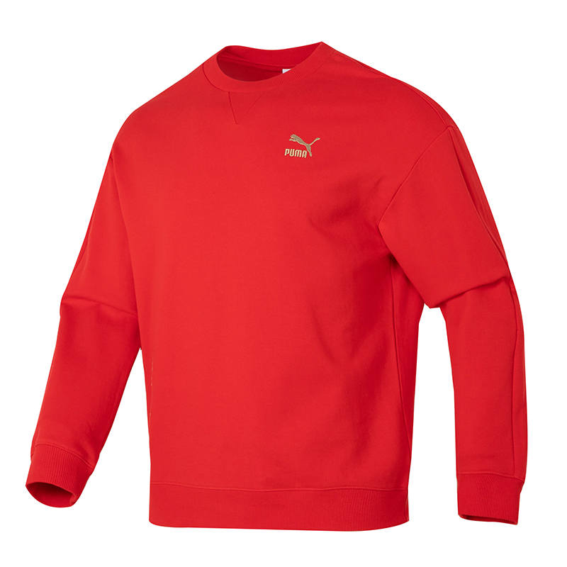 PUMA CNY Year Of The Dragon Series Sweatshirt Unisex Red