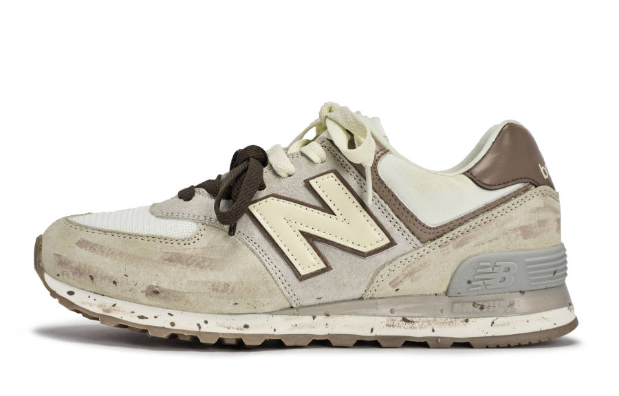 New Balance New Balance NB 574 Slip Resistant Slip Resistant Low top Running Shoes Women's Beige Gray Brown