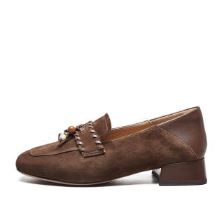 YEARCON Leather Loafers Women's