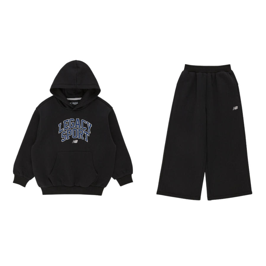 New Balance New Balance Casual Sportswear TRACK SPORTS Fleece Lined Hooded Straight Fit Pants Kids'