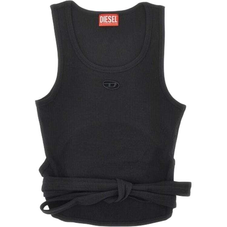 DIESEL Diesel tie-detail tank top