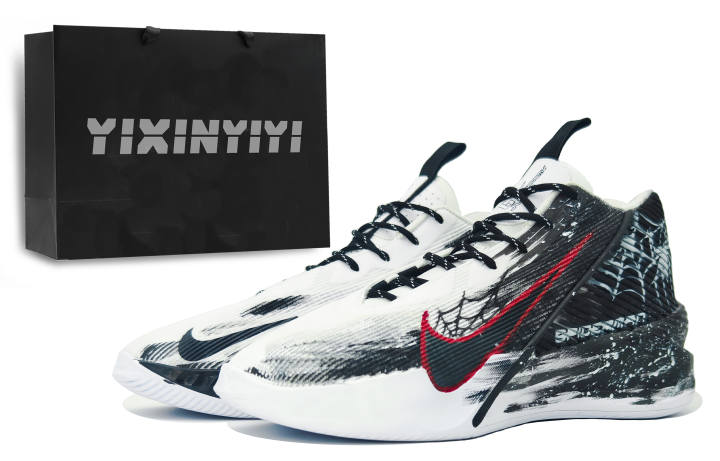 Nike Nike G.T. Jump Academy EP One Heart Manufacturing, Ink Red Hook Abrasion Resistant High top Basketball Shoes