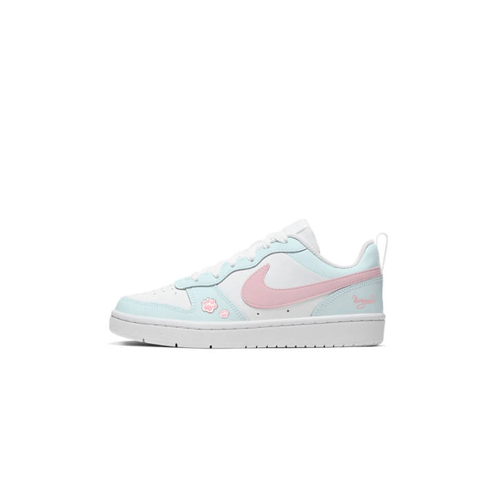 Nike Nike Court Borough Synthetic Leather Low top Skateboard Shoes Refreshing