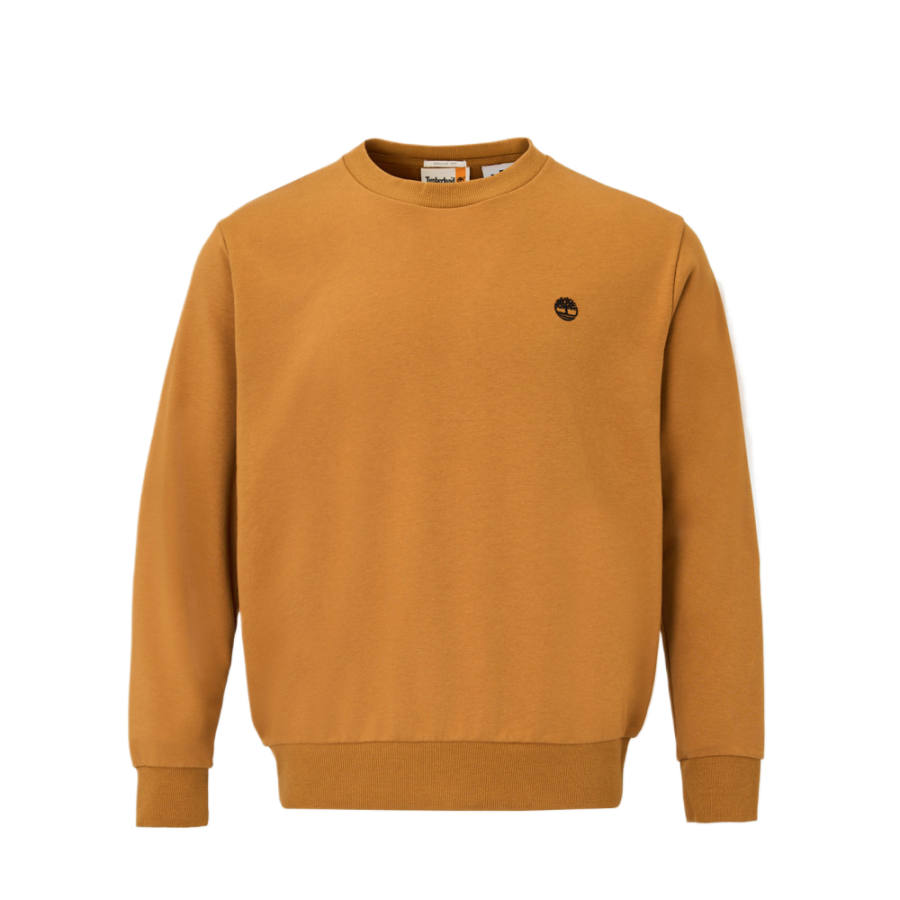 Timberland Sweatshirts Men's Orange Crew Neck Moderate Regular