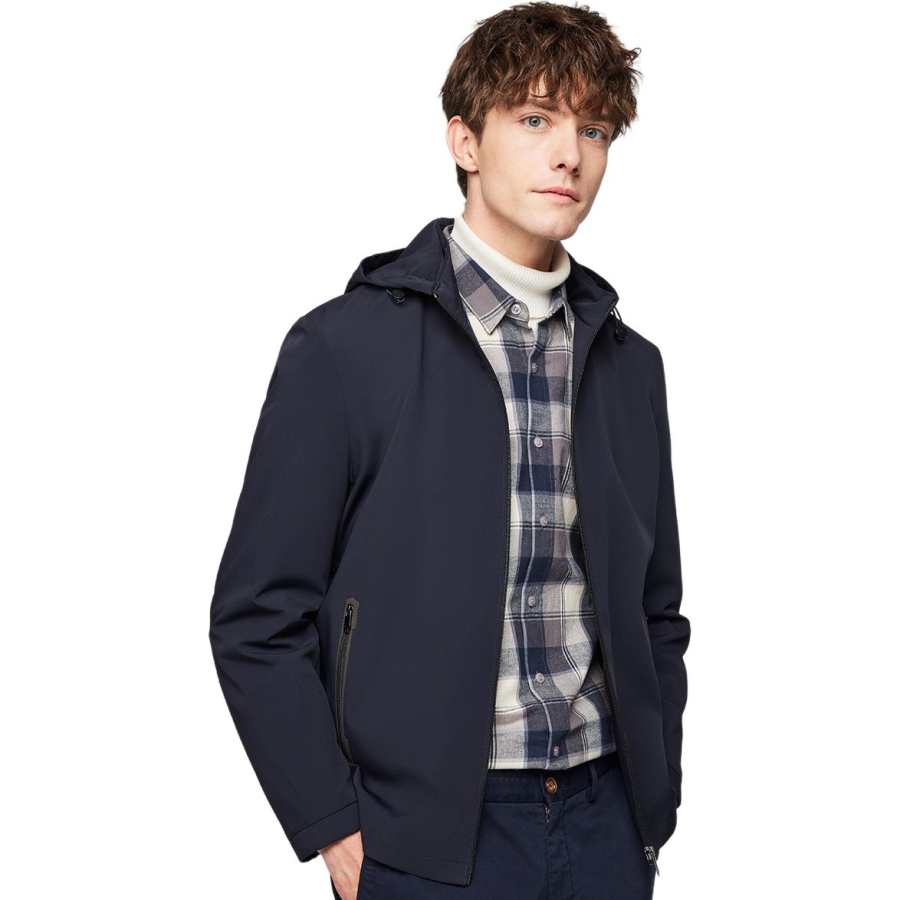 Hodo Jackets Men's Detachable Hood Thickened