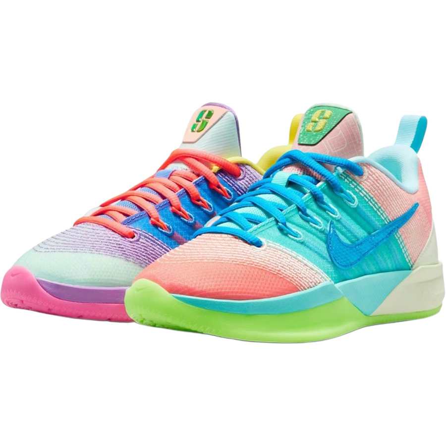 Nike Nike Sabrina 3 Slip Resistant Low top Children's Basketball Shoes Blue Pink Purple Kids'