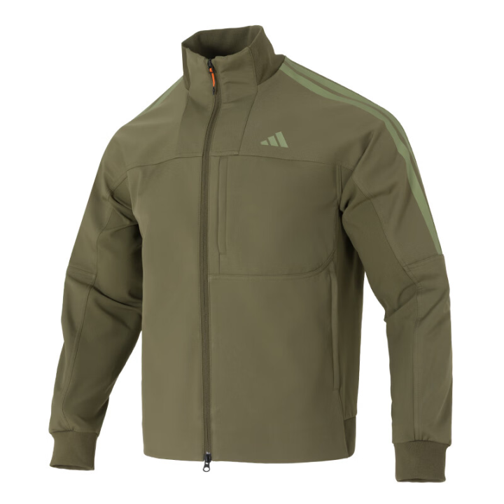 Adidas Adidas Jackets Men's Olive Green Stand Collar Moderate Other