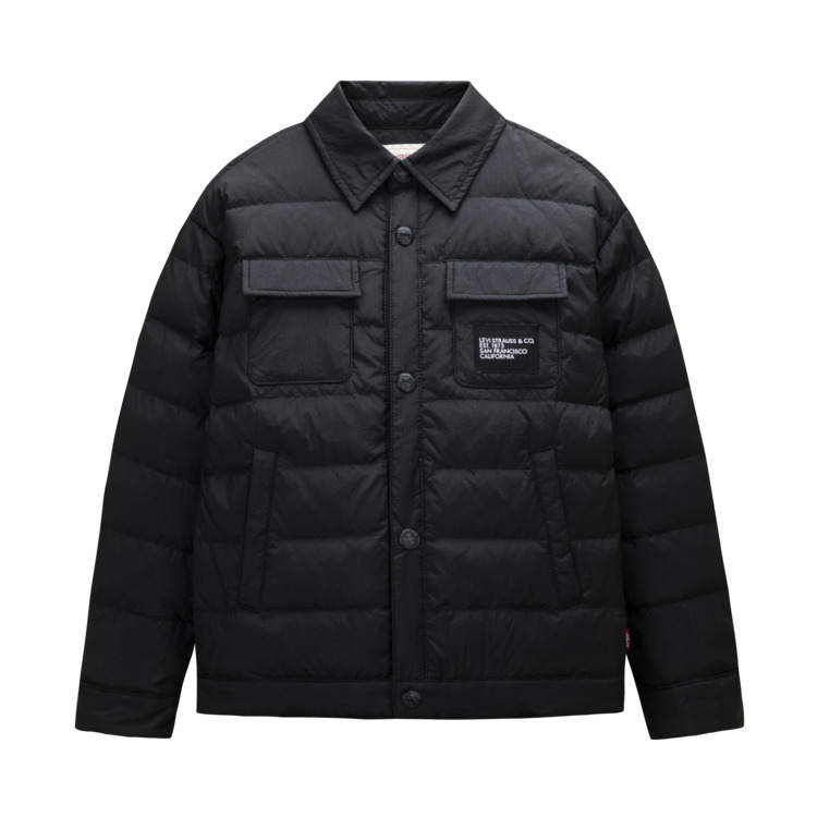 Levis Levis Grade School Down Jackets Lapel Moderate