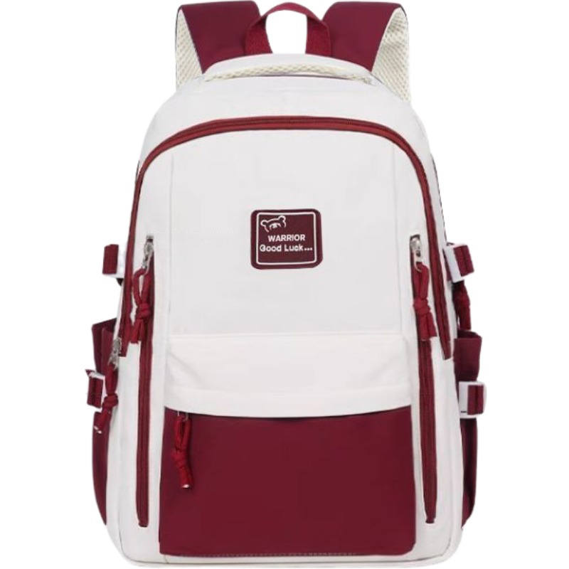 WARRIOR Warrior Nylon Backpack Unisex Red & White