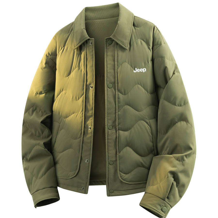 Jeep Jeep Down Jackets Unisex Lapel Thickened