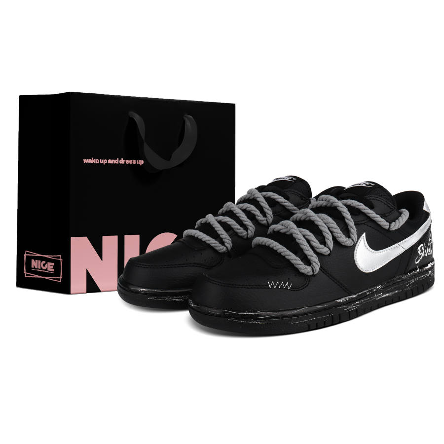 Nike Nike Big Ink Silver Radiance, Shopping Bag, Boyfriend, Anniversary Height Increasing Abrasion Resistant
