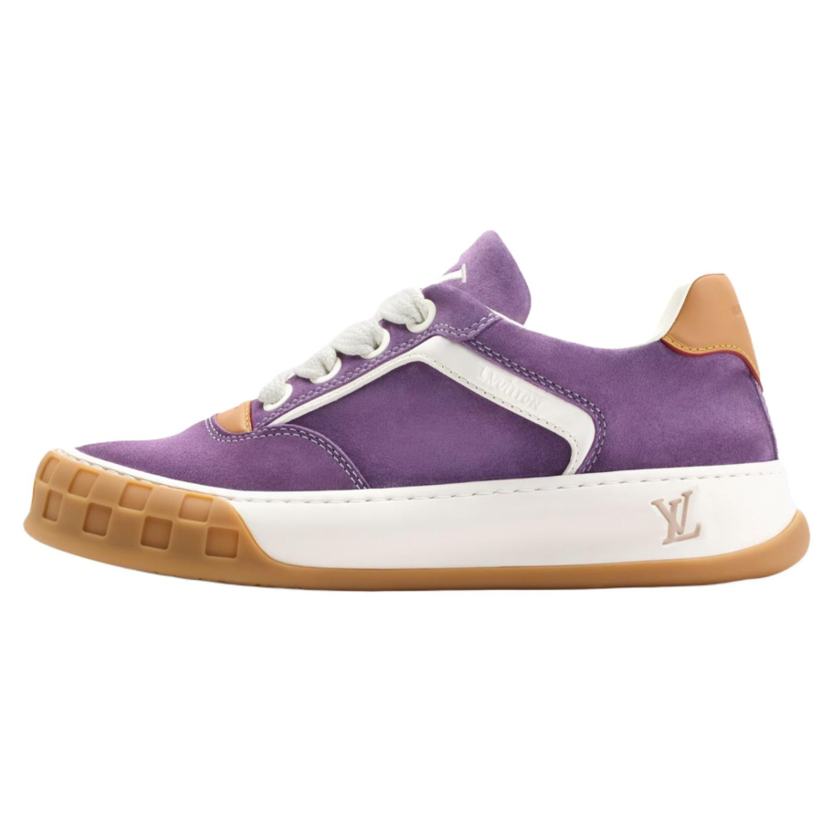 LOUIS VUITTON Tilted Low top Skateboard Shoes Unisex Purple