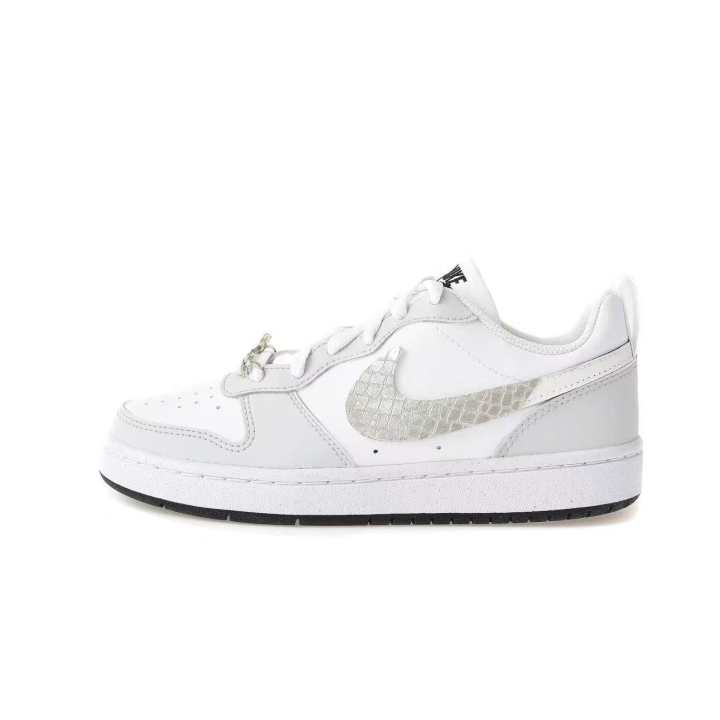 Nike Nike Court Borough Silver Scale Snow Shadow Slip Resistant Cushioning Abrasion Resistant Low top