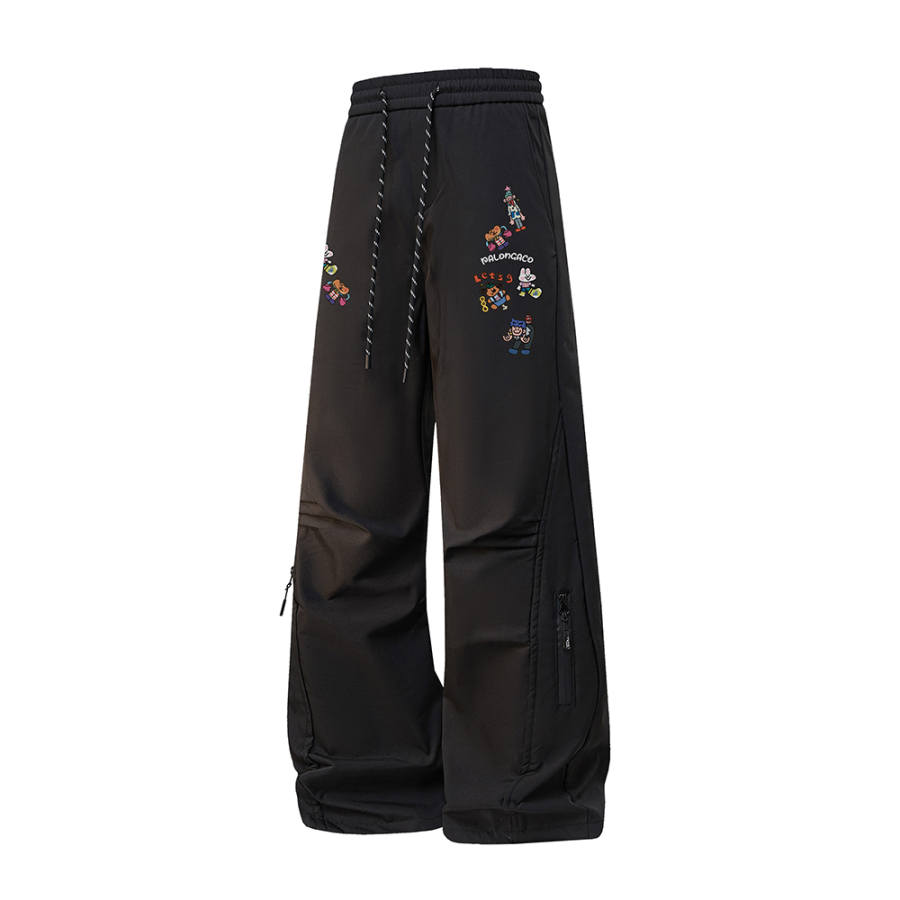 PAL ONGACO Casual Pants Unisex Moderate Cargo Pants