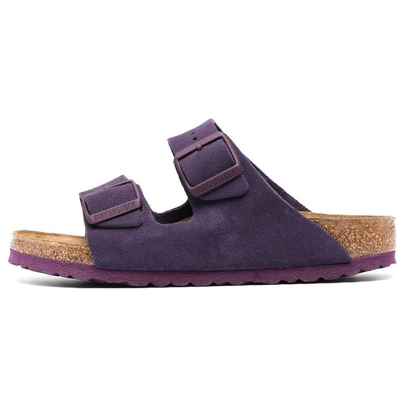 Birkenstock Arizona Slide Slippers Women's Dark Purple