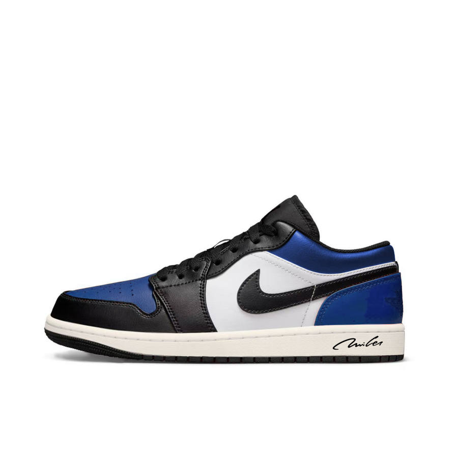 Jordan Jordan Air Jordan 1 Abrasion Resistant Abrasion Resistant Low top Basketball Shoes Women's Lightning Blue