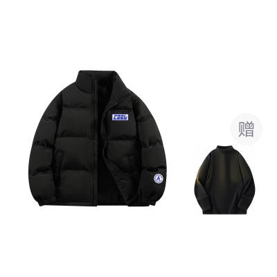 YAYA Down Jackets Unisex Stand Collar Thickened Puffer Jacket