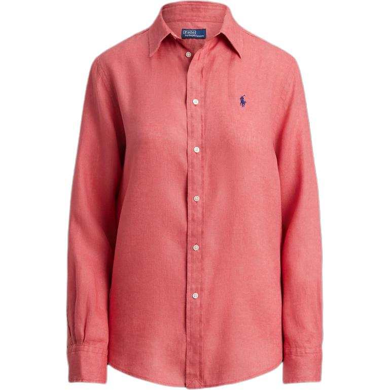 Polo Ralph Lauren Logo Embroidered Curved Hem Shirt