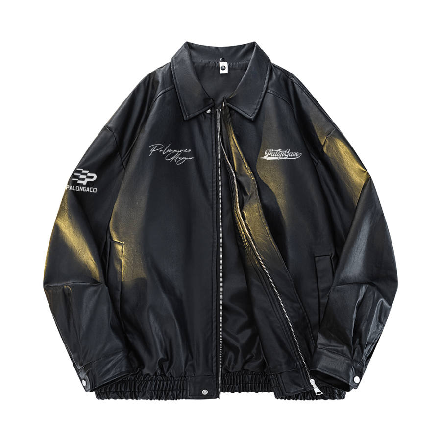 PAL ONGACO PAL ONGACO Leather Jacket Unisex
