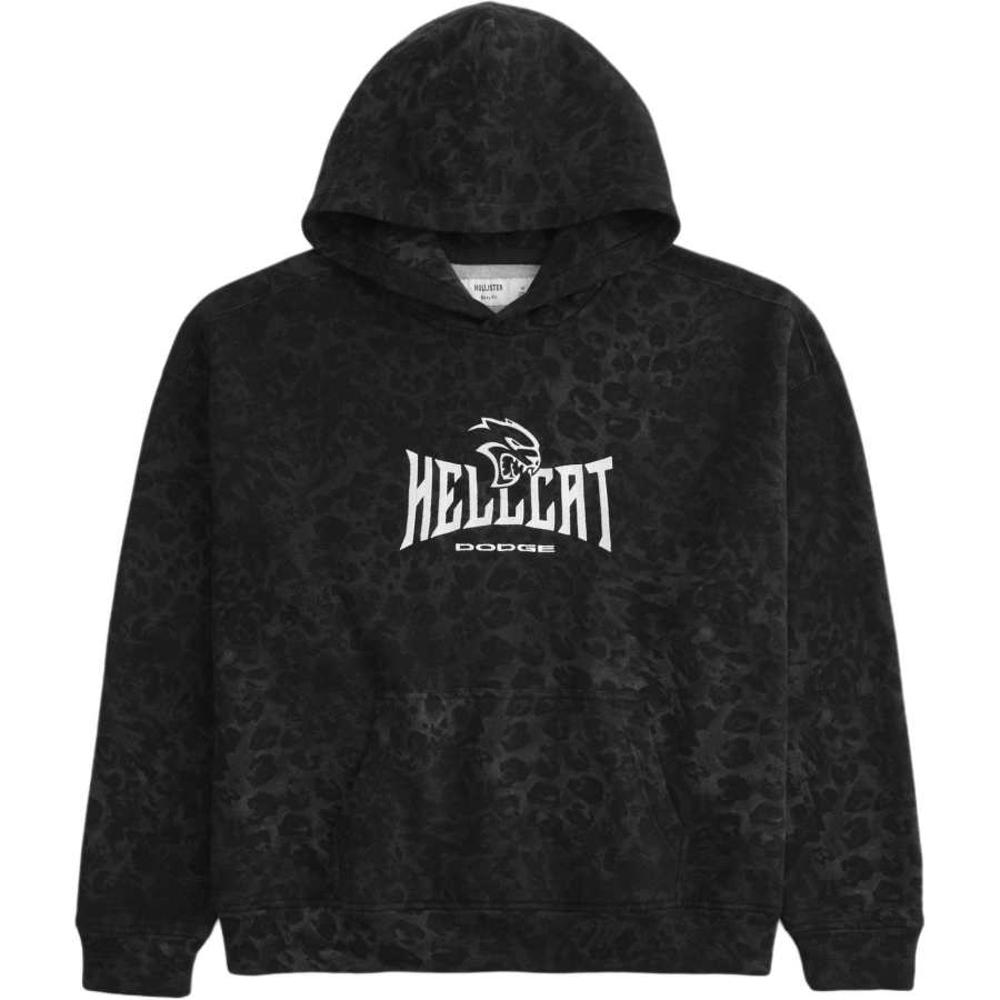Hollister/ Sweatshirts Men's Black Hooded Moderate