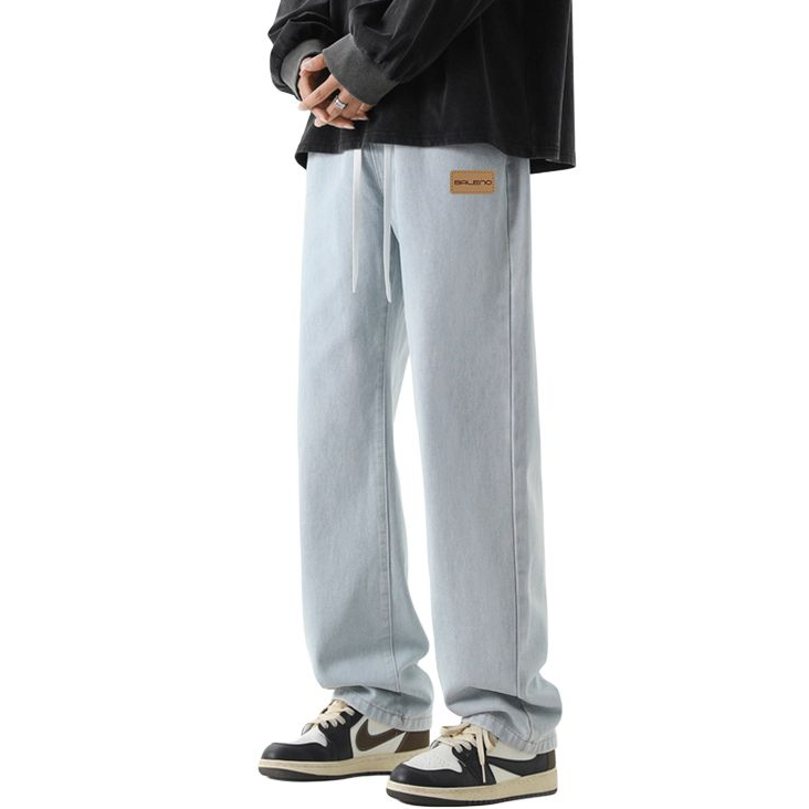 BALENO Jeans Unisex Thickened And Fleece Lined Straight Fit Pants