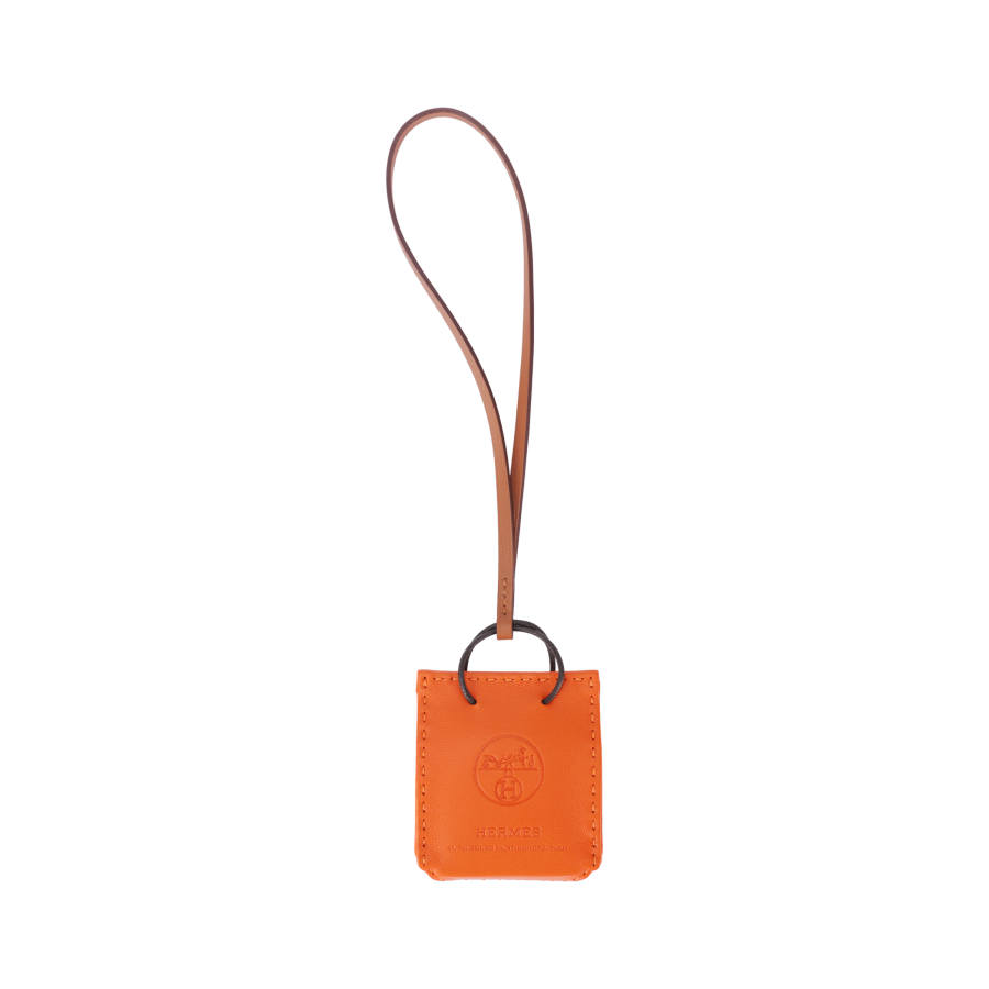 HERMES HERMES Oran Cow Leather Charms Unisex