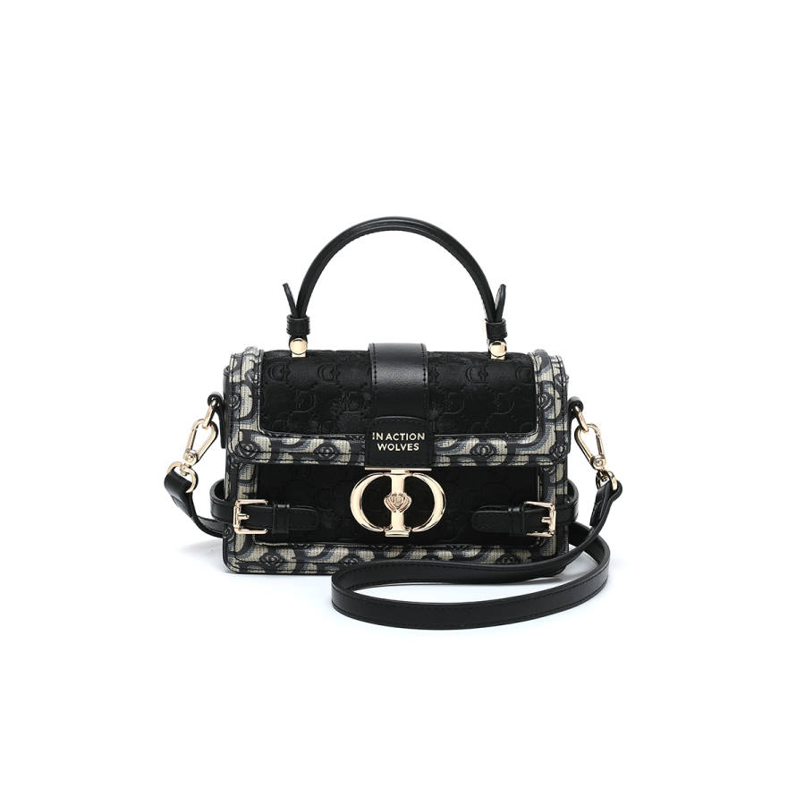 SEPTWOLVES SEPTWOLVES Pu Handbag Women's Black