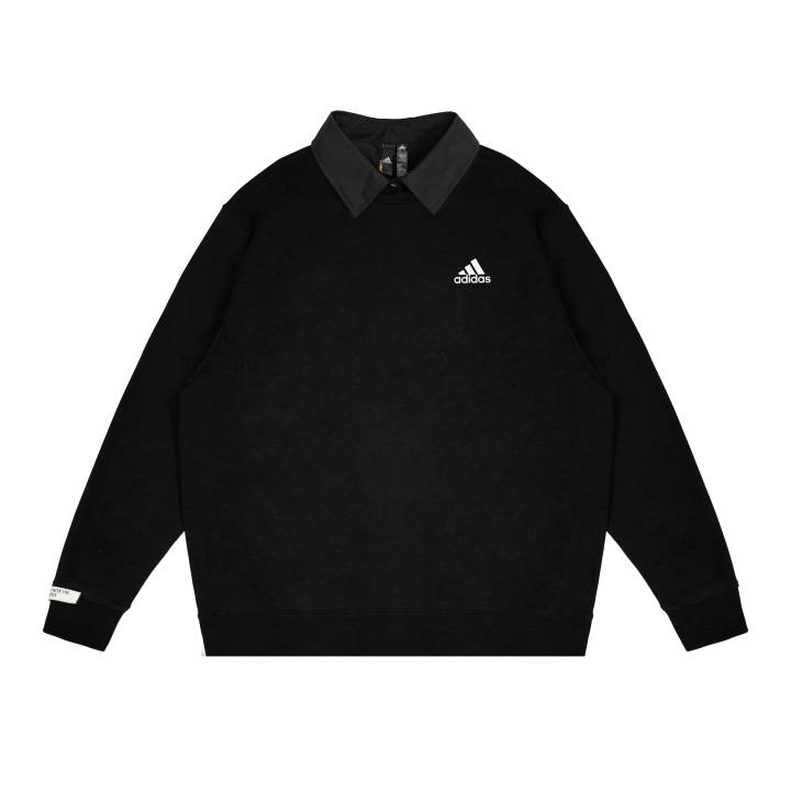 Adidas Adidas Sweatshirts Unisex Black Crew Neck Moderate Regular