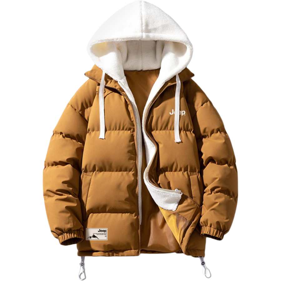 Jeep Jeep Puffer Jackets Unisex Hooded Thickened