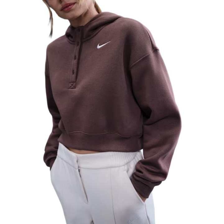 Nike Nike Oversized Cropped Henley Hoodie