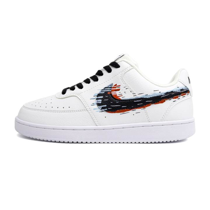 Nike Nike Court Vision 1 Rhythm Pixel Cushioning Abrasion Resistant Breathable Slip Resistant Low top