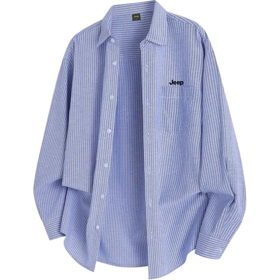 Jeep Shirts Unisex Lapel Moderate Shirt