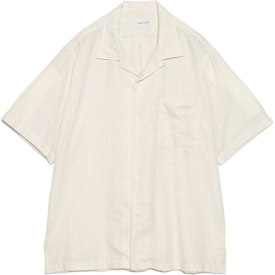 Nanamica SS26 Open Collar Panama S/S Shirt Men's
