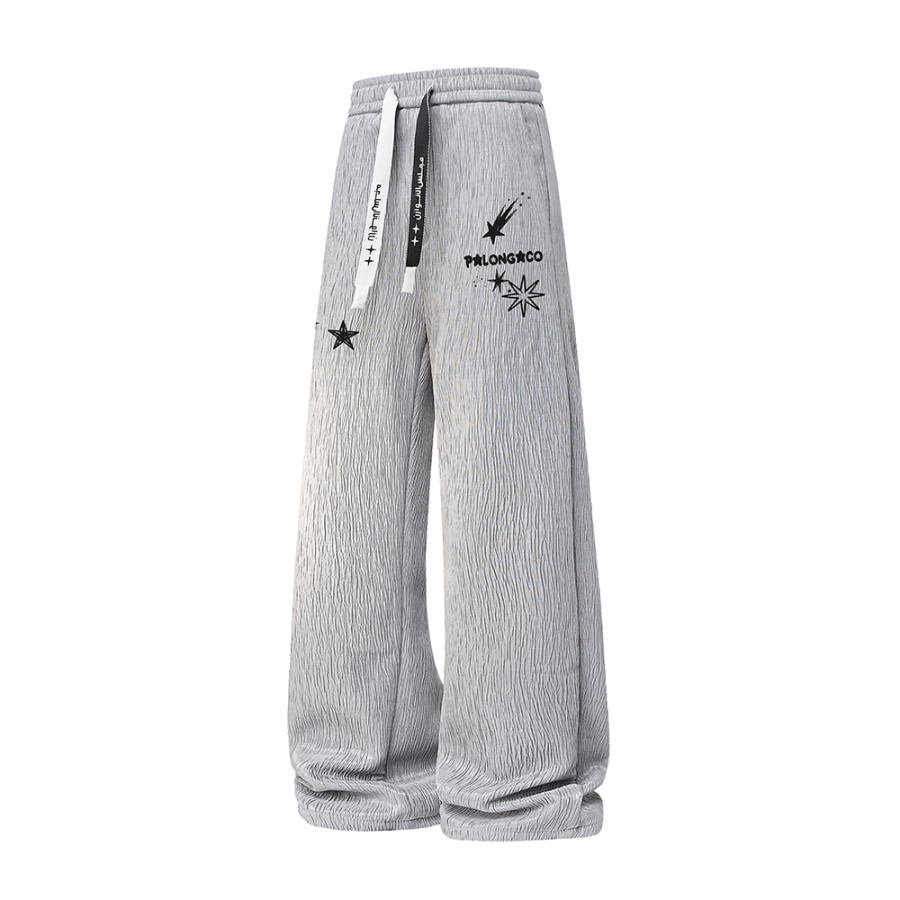 PAL ONGACO Casual Pants Unisex Moderate Straight Fit Pants