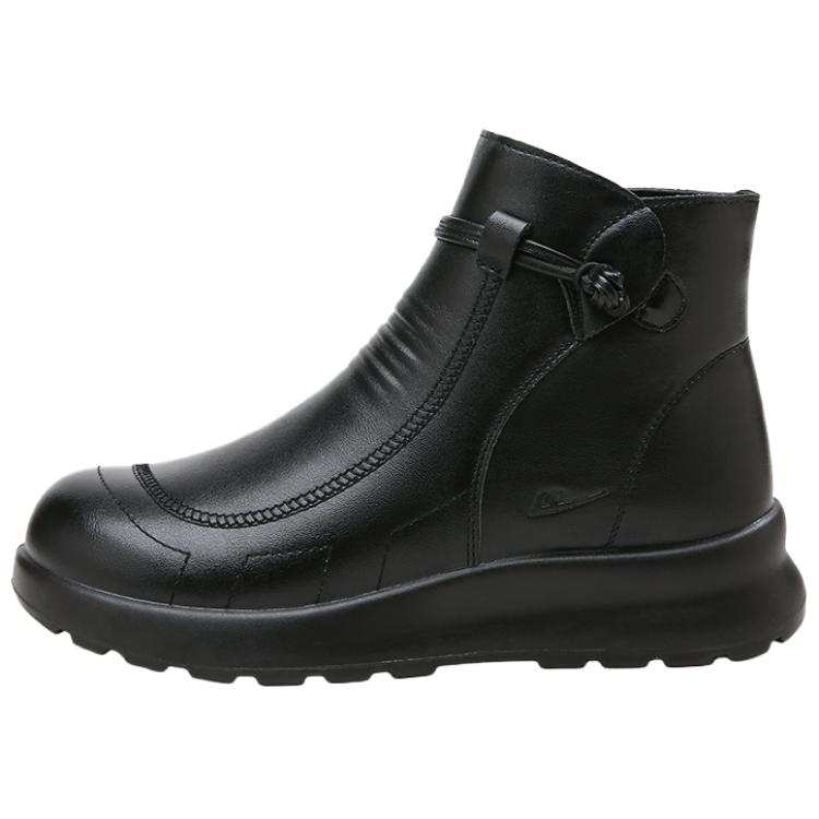 Warrior Winter Fleece Lined Ankle Boots, Middle Aged Insulated Shoes, Elderly Shoes