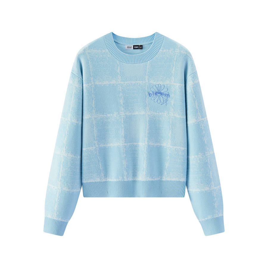 Semir X Emoji Mall Same Style Women's Apparel Sweaters Women's Crew Neck Moderate Other