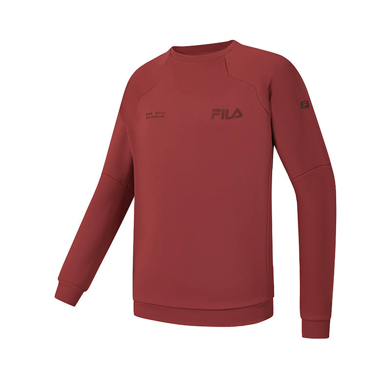 FILA Fitness Sweatshirt Men's Dark Carmine