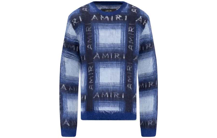 AMIRI AMIRI Brushed Mohair Plaid Shirt