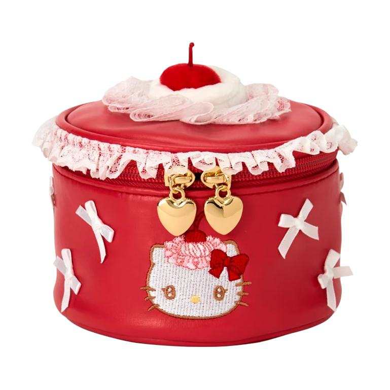 Sanrio Synthetic Leather Coin Purse Women's Red