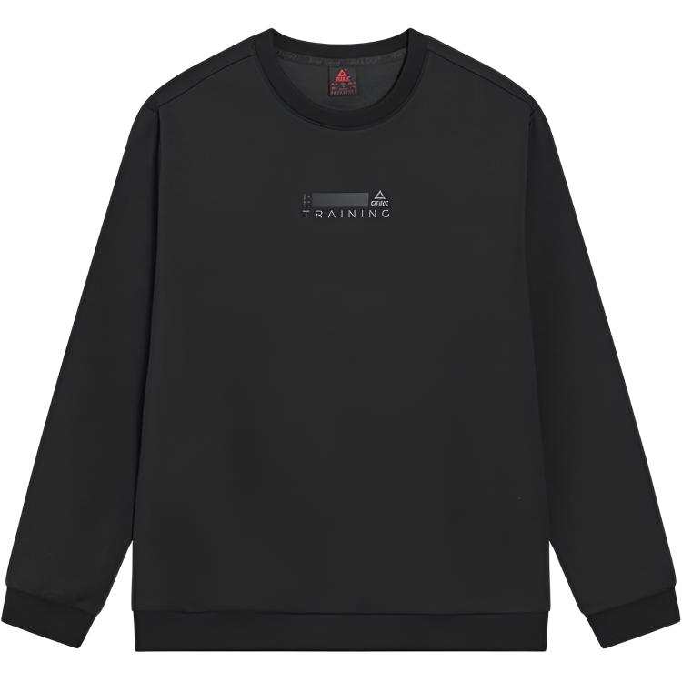 PEAK PEAK Sweatshirts Men's Black Crew Neck Moderate