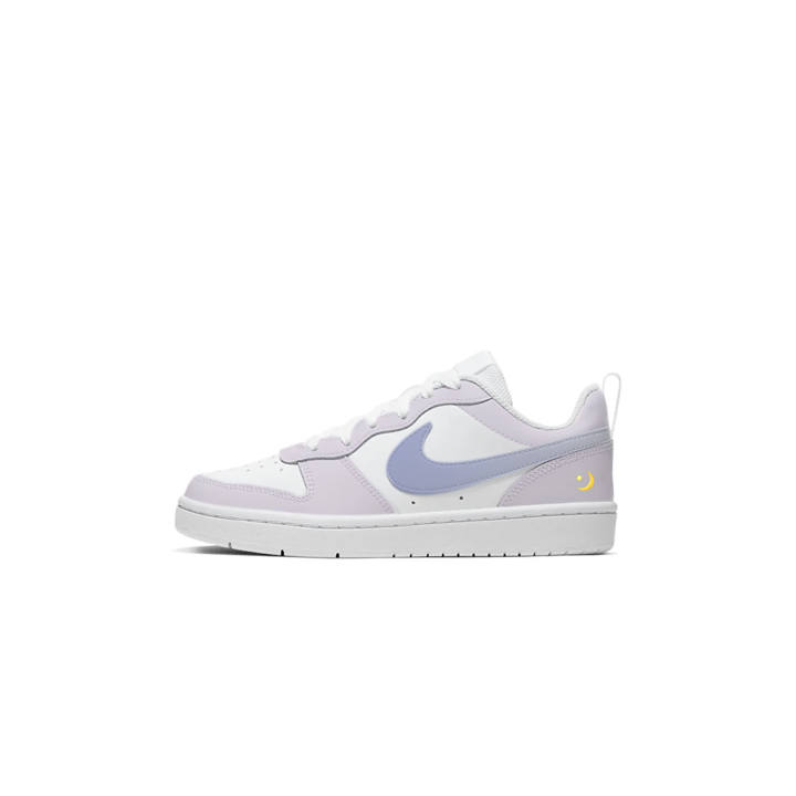 Nike Nike Court Borough Synthetic Leather Low top Skateboard Shoes Refreshing Aqua Moon