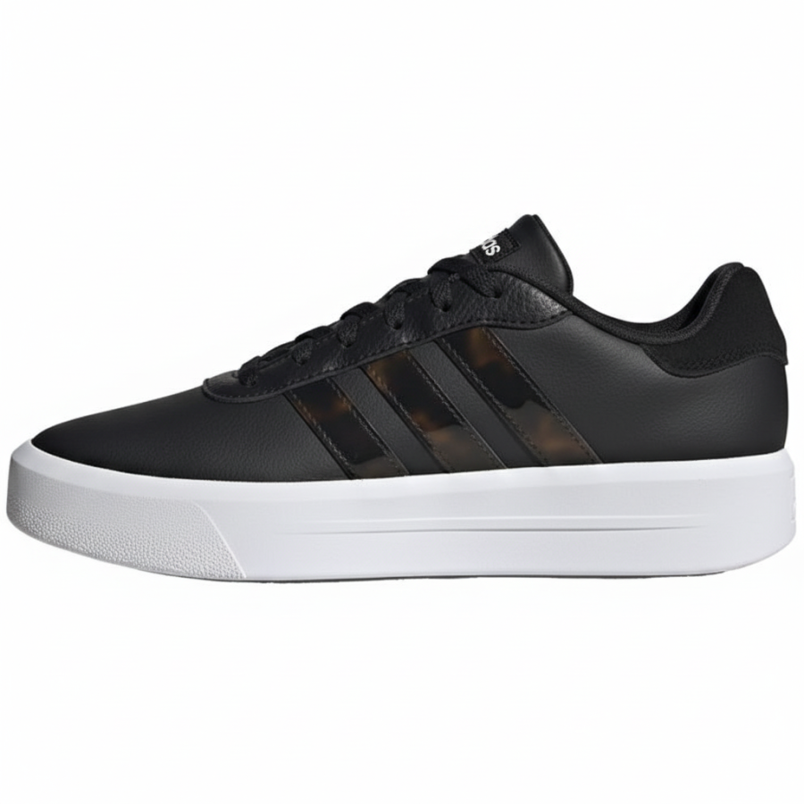 Adidas Adidas Court Platform Abrasion Resistant Low top Skateboard Shoes Women's Black