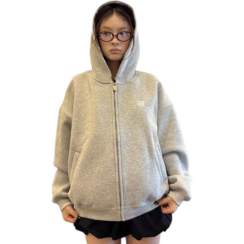 SIXUSICHOU Sweatshirts Women's Hooded Thickened