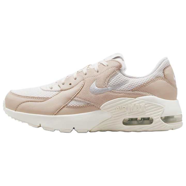Nike Nike Air Max Excee Synthetic Leather, Leather Running Shoes Women's Pink White