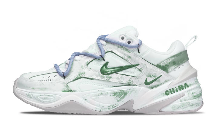 Nike Nike M2K Tekno Bamboo Grace Leather Cushioning Abrasion Resistant Breathable Height Increasing Low top Chunky Sneakers
