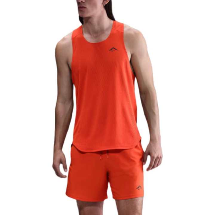 Nike Nike Tank Tops Men's Orange Crew Neck Moderate Other