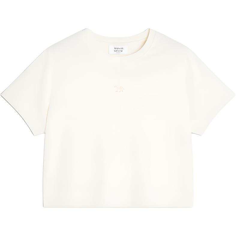 Maison Kitsune embroidered t-shirt