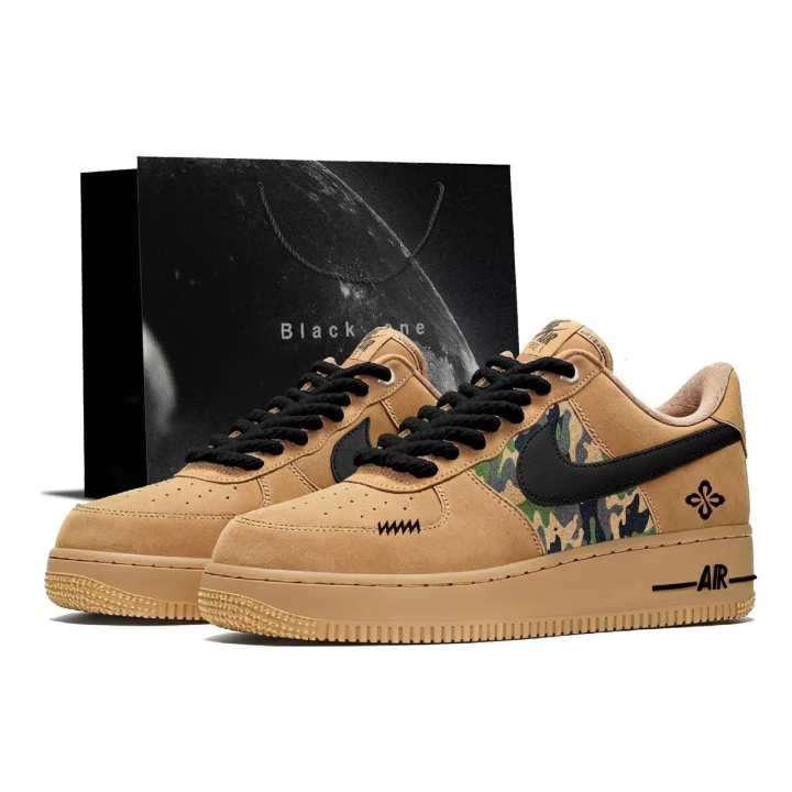 Nike Nike Air Force 1 Air Force 1, Trendy Cow Leather Slip Resistant, Abrasion Resistant, Lightweight Low top